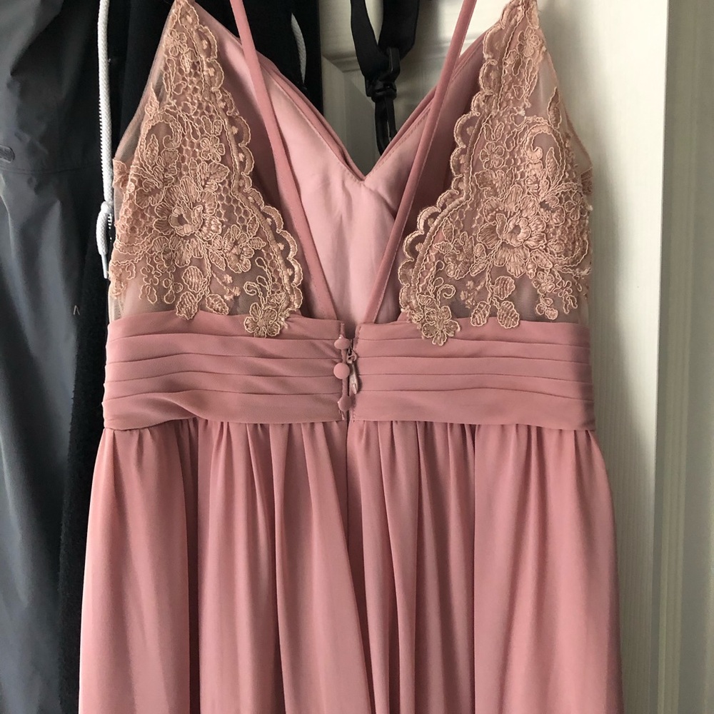 Dusty Rose Azazi dress